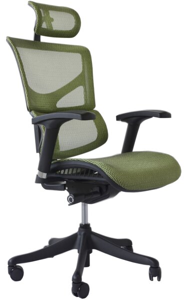 Ergonomiczny fotel biurowy z siateczki ErgoFly Sail, zgodny z normą BHP