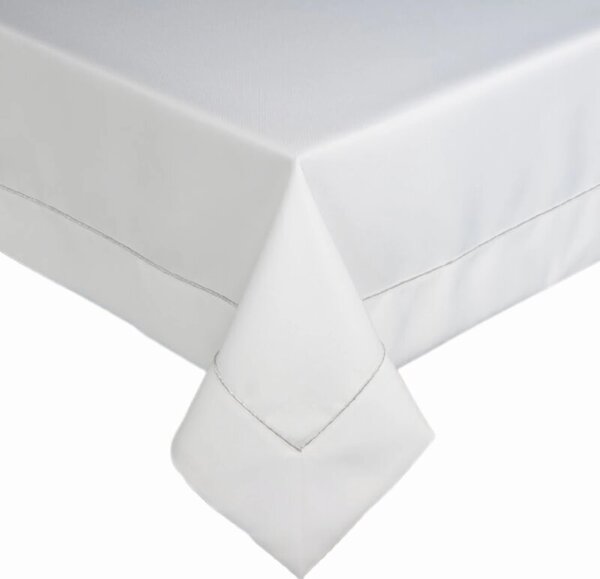 Obrus EUROFIRANY Madele 145 x 260 cm BiaÅy