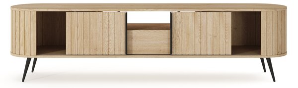 Szafka RTV Luvio 196 cm z szufladą - dąb cremona