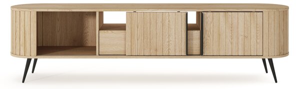 Szafka RTV Luvio 196 cm z szufladą - dąb cremona