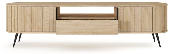 Szafka RTV Luvio 196 cm z szufladą - dąb cremona