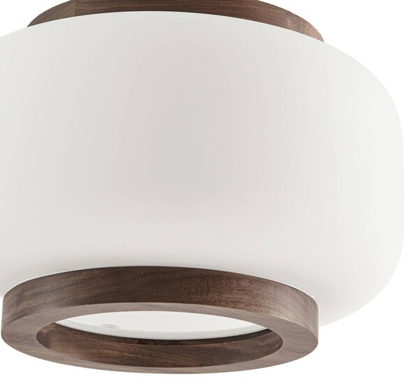 Lampa wisząca Shiro Quitani, możliwość ściemniania, biały / opal, salon / jadalnia, szkło, design