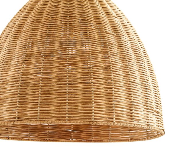 Lampa wisząca Laverne Lindby, możliwość ściemniania, jasne drewno, salon / jadalnia, drewno, skandynawski