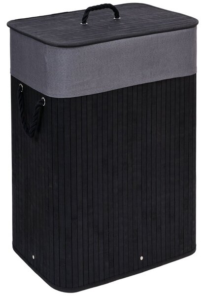 Kosz na pranie GOCKOWIAK 80L Czarno-szary