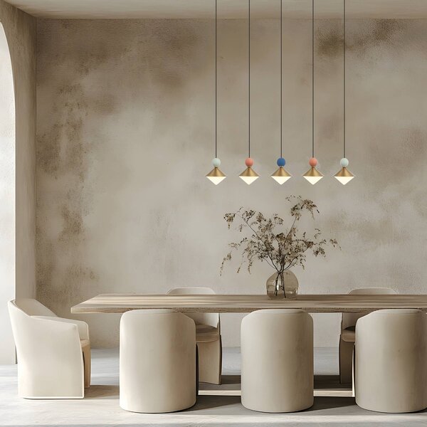 Zambelis Lampa wisząca 25103, możliwość ściemniania, mosiężny / złoty, salon / jadalnia, metal
