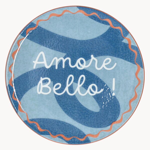 Talerz do pizzy Cinzia Amore Bello Blu