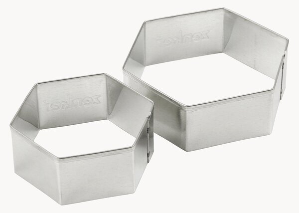 Komplet foremek do ciastek z metalu Soccer Baking, 2 elem