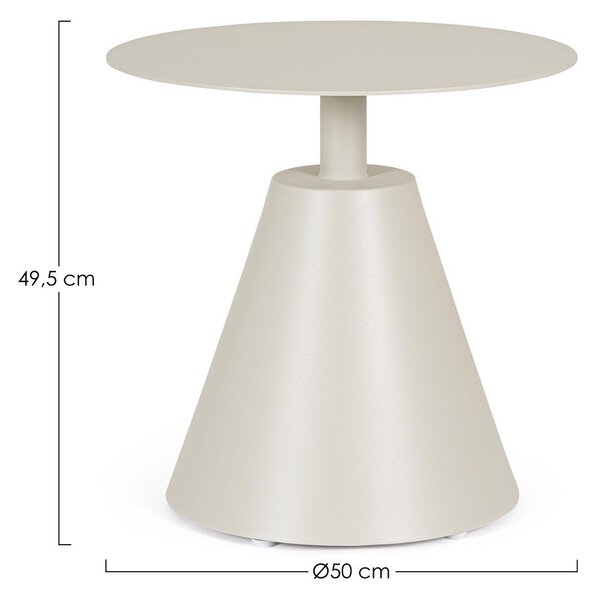 Aluminiowy okrągły stolik ogrodowy ø 50 cm Aloha – Bizzotto