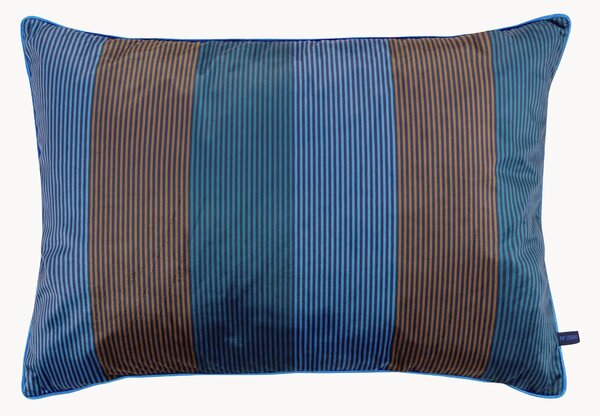 Poduszka z aksamitu Stripe