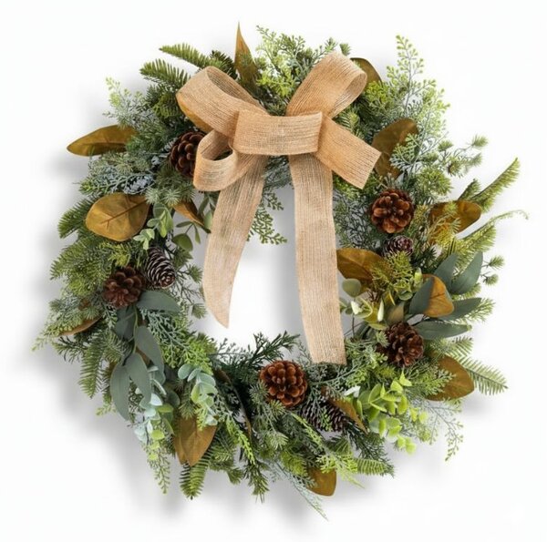 Świąteczny wieniec na drzwi WINTER GREEN Ø 45 cm