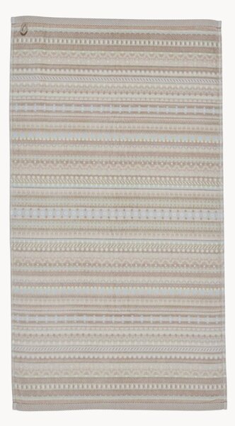 Ręcznik do rąk z weluru i bawełny frotte Geometric Print