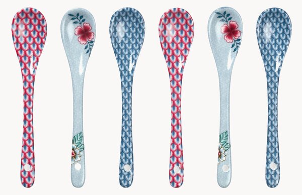 Komplet łyżeczek do herbaty Oriental Flower, 6 elem