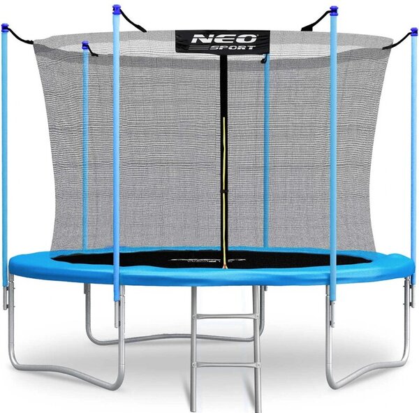 Trampolina NEO-SPORT NS-06W181 FI 183 cm Czarno-niebieski