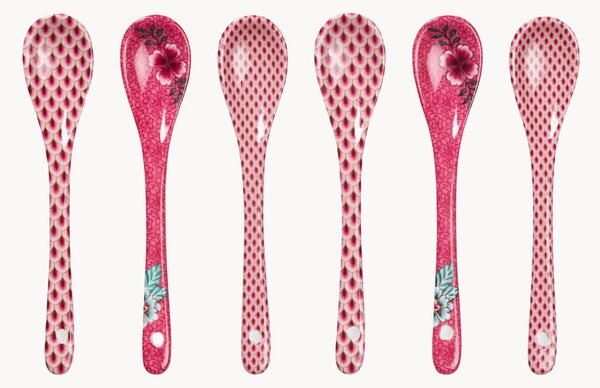 Komplet łyżeczek do herbaty Oriental Flower, 6 elem