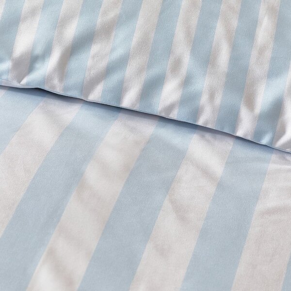 Biało-niebieska pościel jednoosobowa 135x200 cm Stripe Tease – Sassy B
