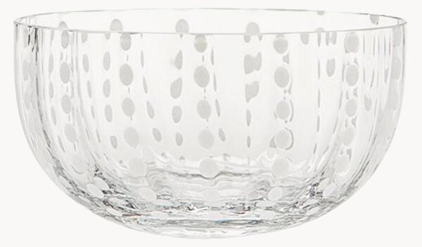 Komplet ręcznie wykonanych miseczek ze szkła Perle, 6 elem