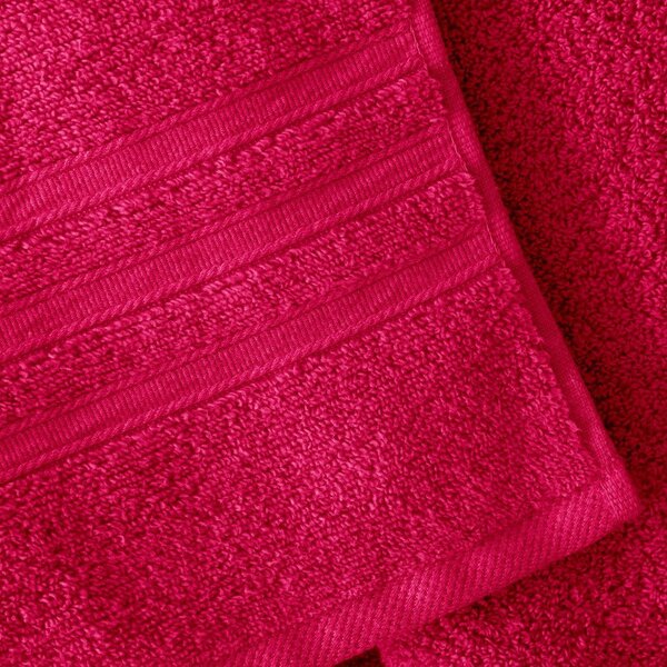 Ciemnoróżowe bawełniane ręczniki zestaw 6 szt. frotte Zero Twist – Catherine Lansfield