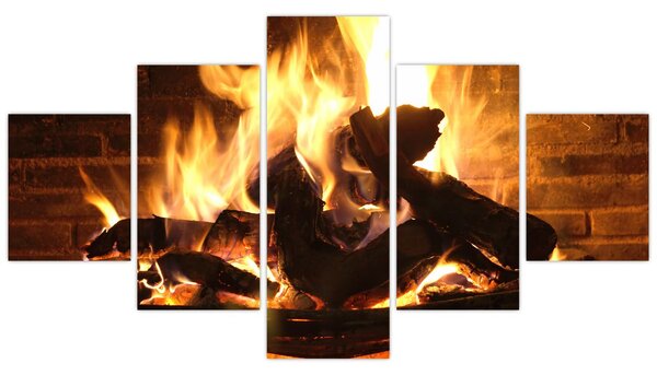 Obraz - Ogień (125x70 cm)