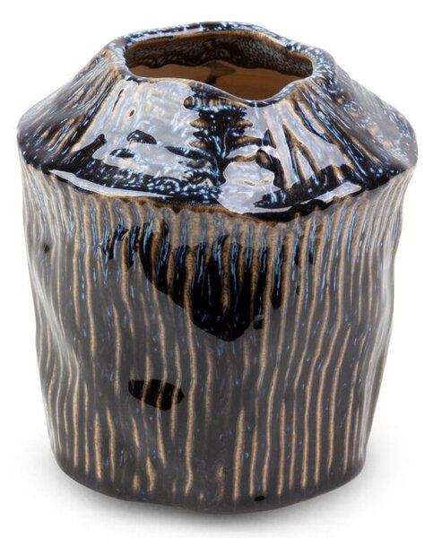 Wazon EUROFIRANY Alda 13 x 14 cm Granatowy
