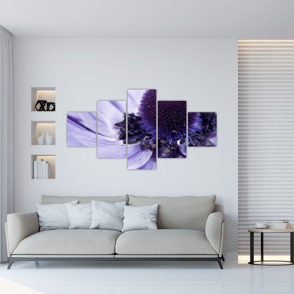 Obraz - Fioletowy kwiat (125x70 cm)