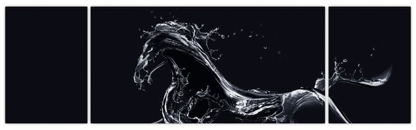 Obraz - Koń i woda (170x50 cm)