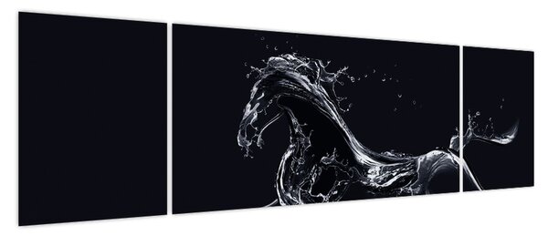 Obraz - Koń i woda (170x50 cm)