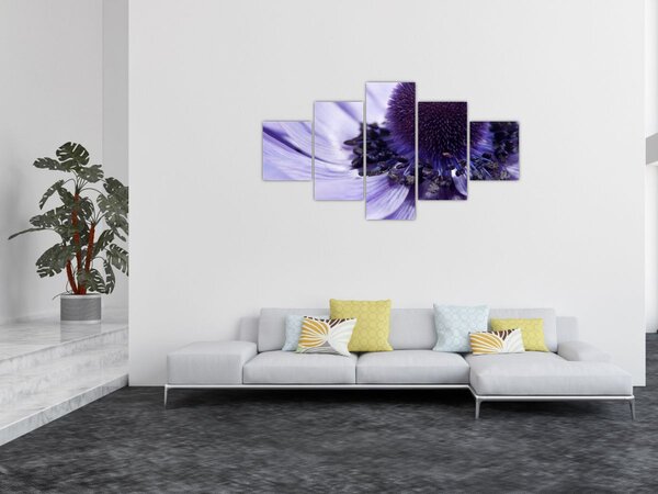 Obraz - Fioletowy kwiat (125x70 cm)