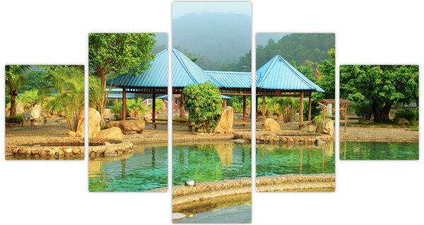Obraz - Shanghai hotel park (125x70 cm)