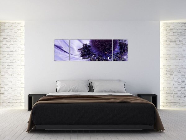 Obraz - Fioletowy kwiat (170x50 cm)