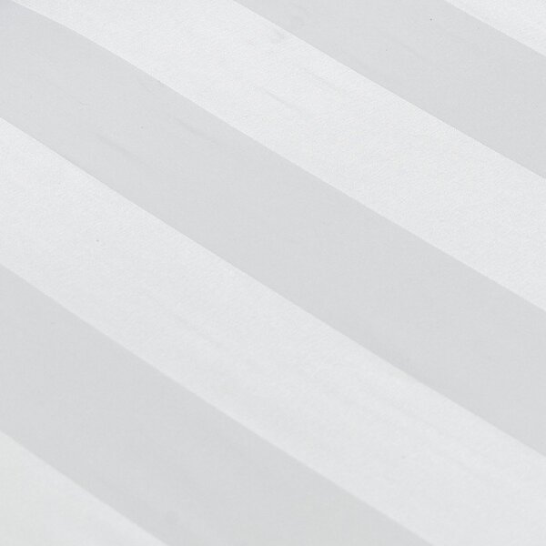 Białe satynowe prześcieradło z gumką 150x200 cm So Soft Satin Stripe – Catherine Lansfield