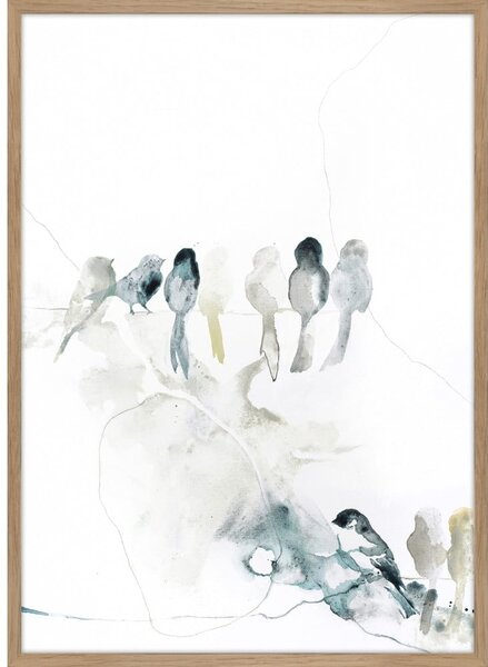 Obraz 50x70 cm Birdshape – Malerifabrikken