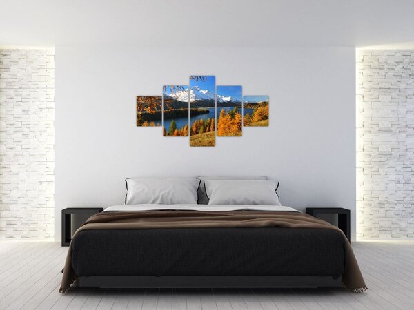 Obraz - Jesień w Alpach (125x70 cm)