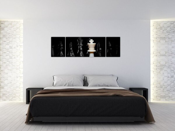 Obraz - Szachy (170x50 cm)
