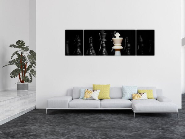Obraz - Szachy (170x50 cm)