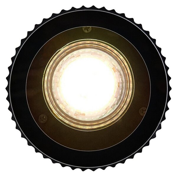 Zewnętrzna Lampa Nordlux, Kyklop Ripple, ściemnialny, czarny, taras, aluminium, nowoczesny