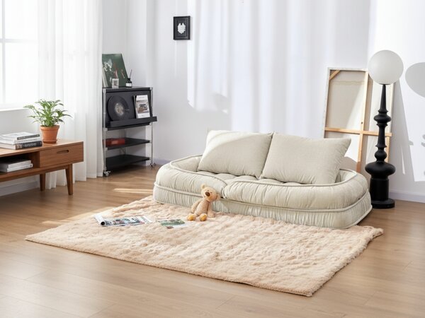 Relaksacyjny fotel z regulacją LAZY SOFA, beżowy