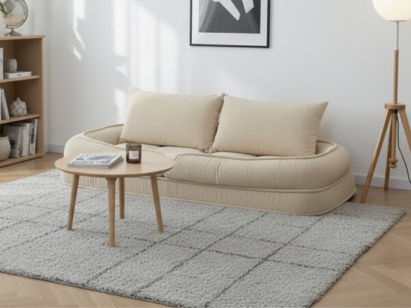 Relaksacyjny fotel z regulacją LAZY SOFA, beżowy