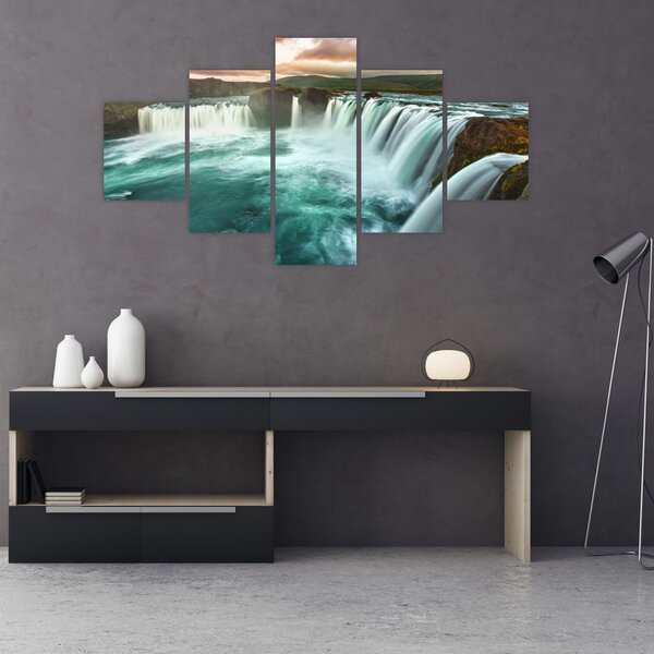 Obraz - Wodospady (125x70 cm)