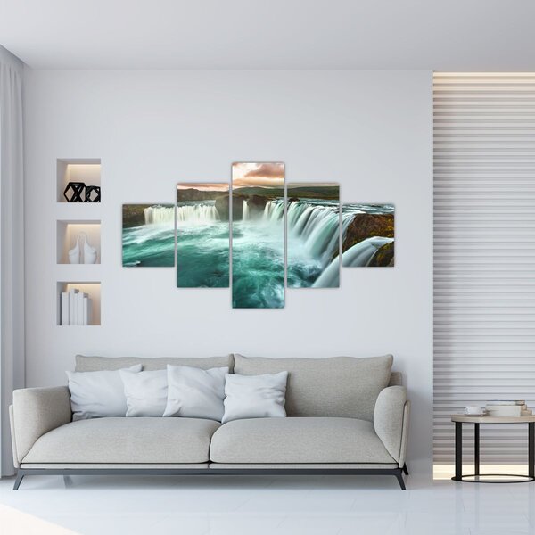 Obraz - Wodospady (125x70 cm)