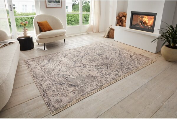 Szarobeżowy dywan 80x120 cm Terrain Designer Sand – Hanse Home