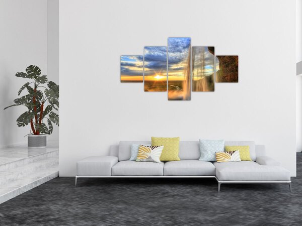 Obraz - Wodospad (125x70 cm)