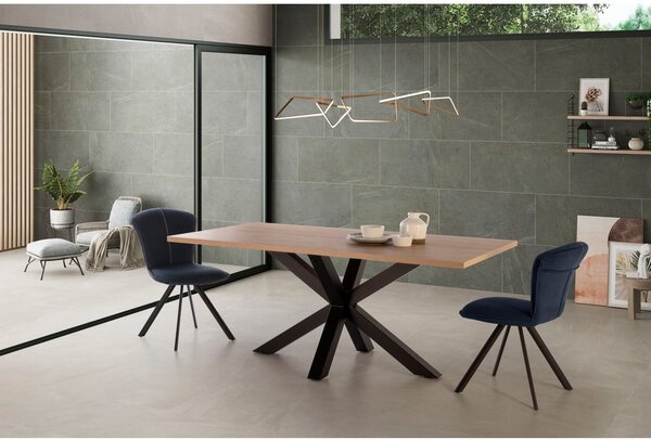Stół z blatem w dekorze dębu 100x180 cm Comba – Marckeric