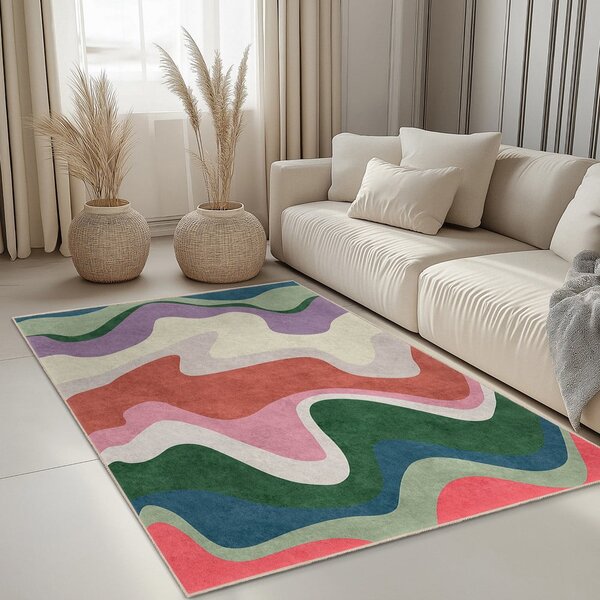 Chodnik odpowiedni do prania 60x230 cm Squiggly Breeze – Mila Home