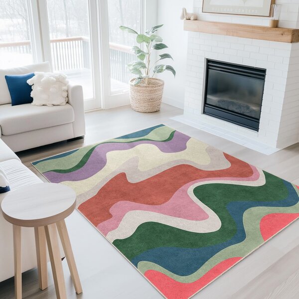 Chodnik odpowiedni do prania 60x230 cm Squiggly Breeze – Mila Home