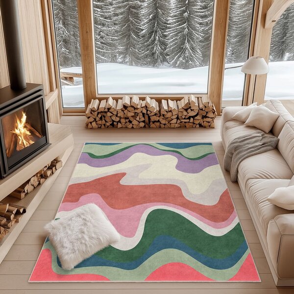 Chodnik odpowiedni do prania 60x230 cm Squiggly Breeze – Mila Home