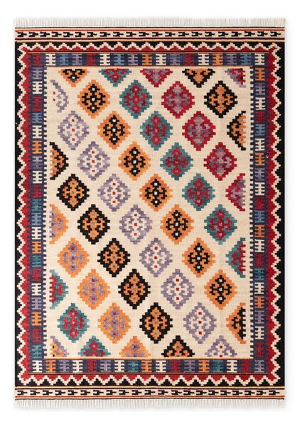 Czerwony wełniany dywan dwustronny tkany ręcznie 160x230 cm Kamal Kian – Nouristan