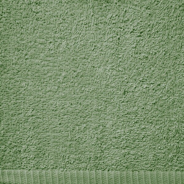 Zielony bawełniany ręcznik szybkoschnący frotte 50x85 cm Quick Dry – Catherine Lansfield