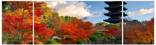 Obraz - Tō-ji (170x50 cm)