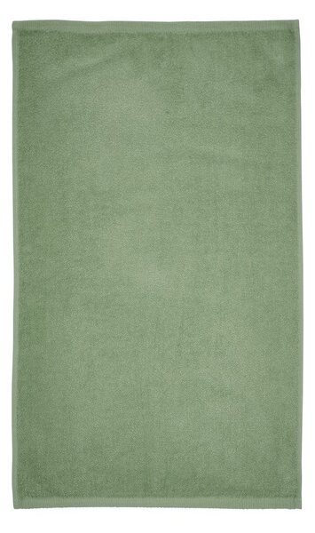 Zielony bawełniany ręcznik szybkoschnący frotte 50x85 cm Quick Dry – Catherine Lansfield