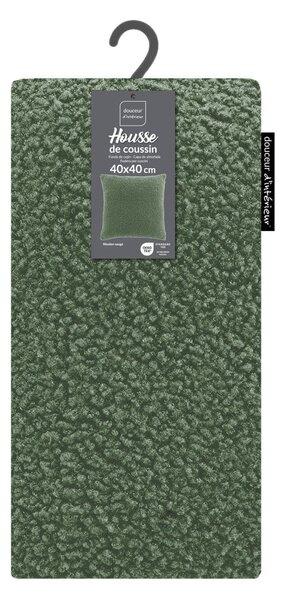 Poszewka na poduszkę z materiału sherpa 40x40 cm Woolen – douceur d'intérieur